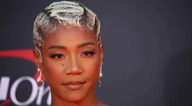 Actress Tiffany Haddish arrives on the red carpet at the 2023 ESPY Awards in Dolby Theatre in Hollywood Wednesday, July 12, 2023.