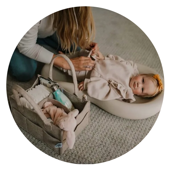 Parker Baby Co. Medium Diaper Caddy 