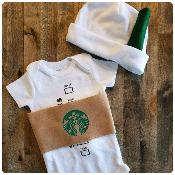 MaCoKeDesigns Hot Coffee Cup Costume for Baby