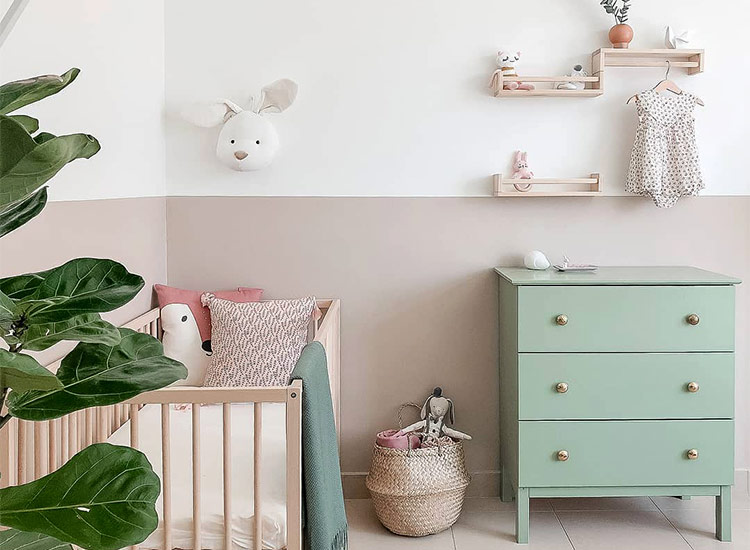 Nursery paint hot sale colors girl