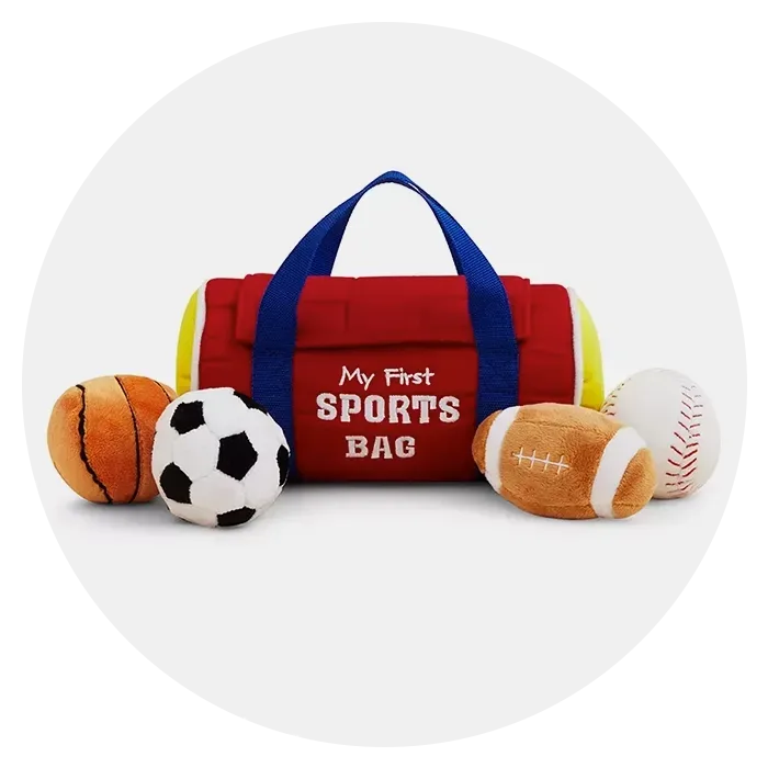 a plush sports bag