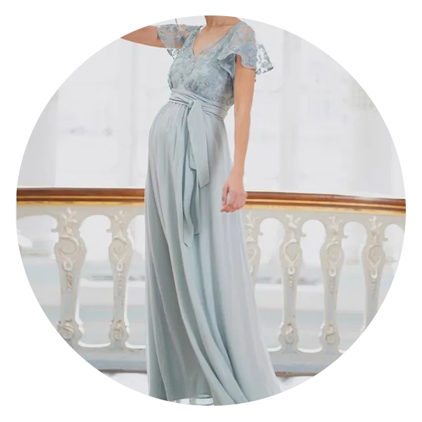 Baby Blue Infinity Bridesmaid Dress in + 36 Colors