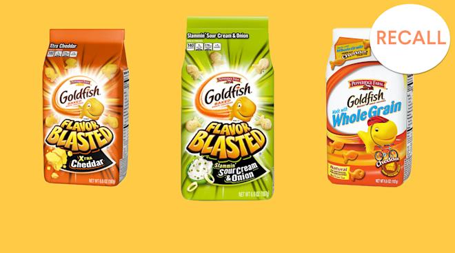 pepperridge farm goldfish recall
