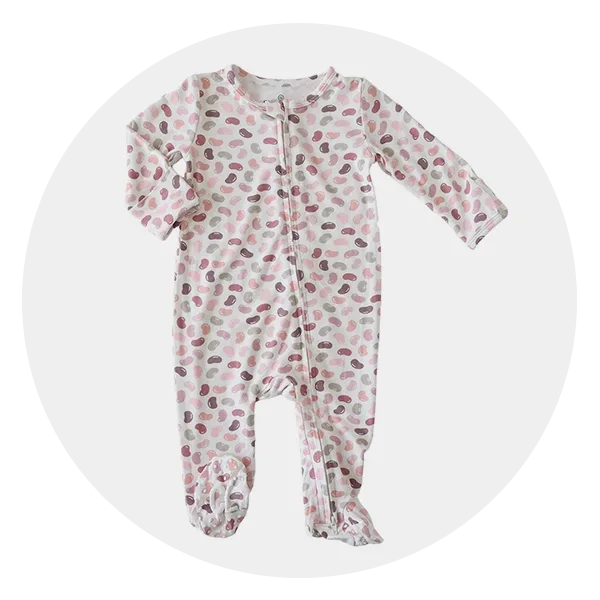 Caden Lane Cool Beans Zipper Footie