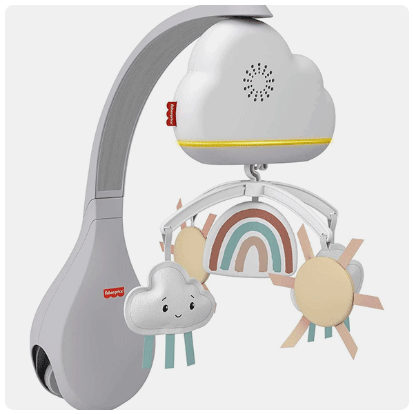 Fisher Price Rainbow Showers Crib Mobile