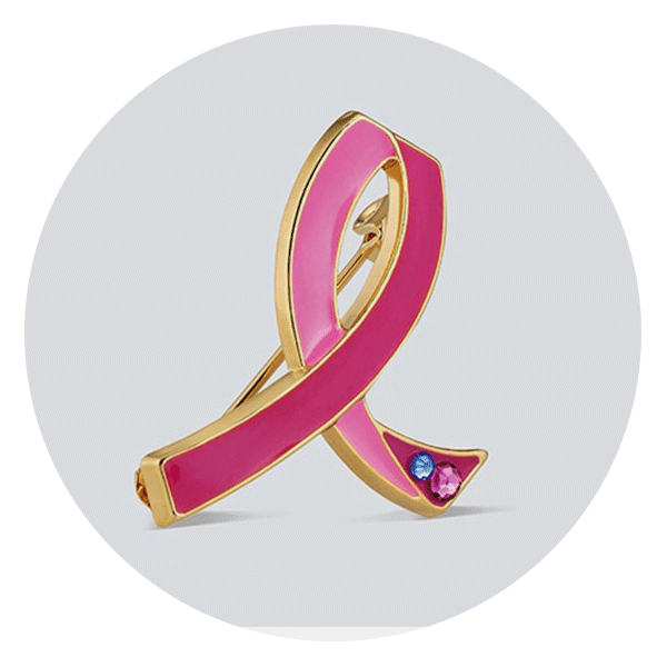 Breast Cancer Initial Bracelet – Designz By 9