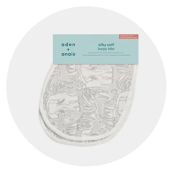 aden + anais boutique silky soft burpy bib 2 pack