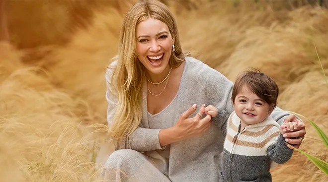 Hilary Duff launches a fall clothing collection with Carter's