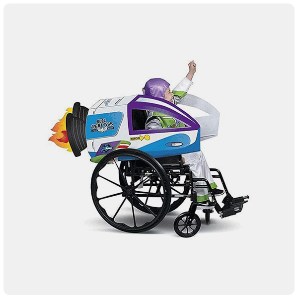 Disguise Toy Story Buzz Lightyear Spaceship Wheelchair Cover Set