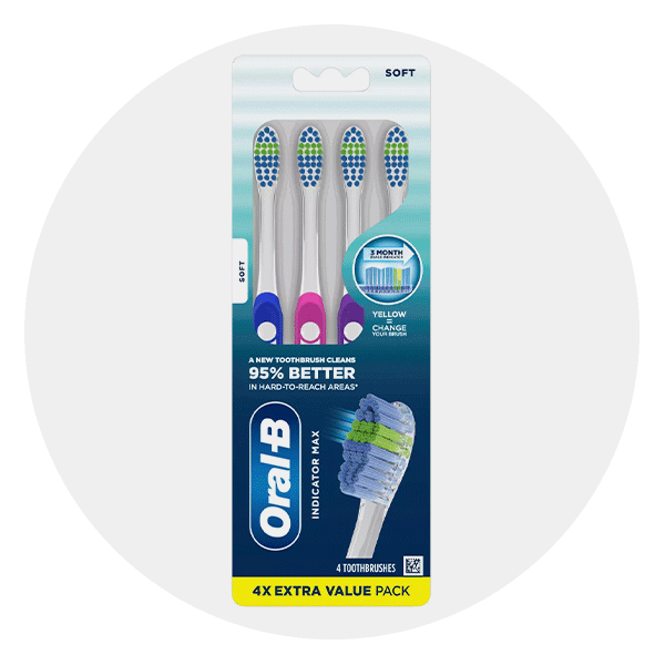 Oral-B Indicator Contour Clean Soft Bristle Manual Toothbrush