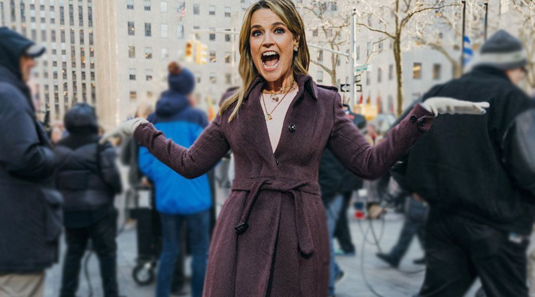 today show host savannah gutherie makes up a hand washing song