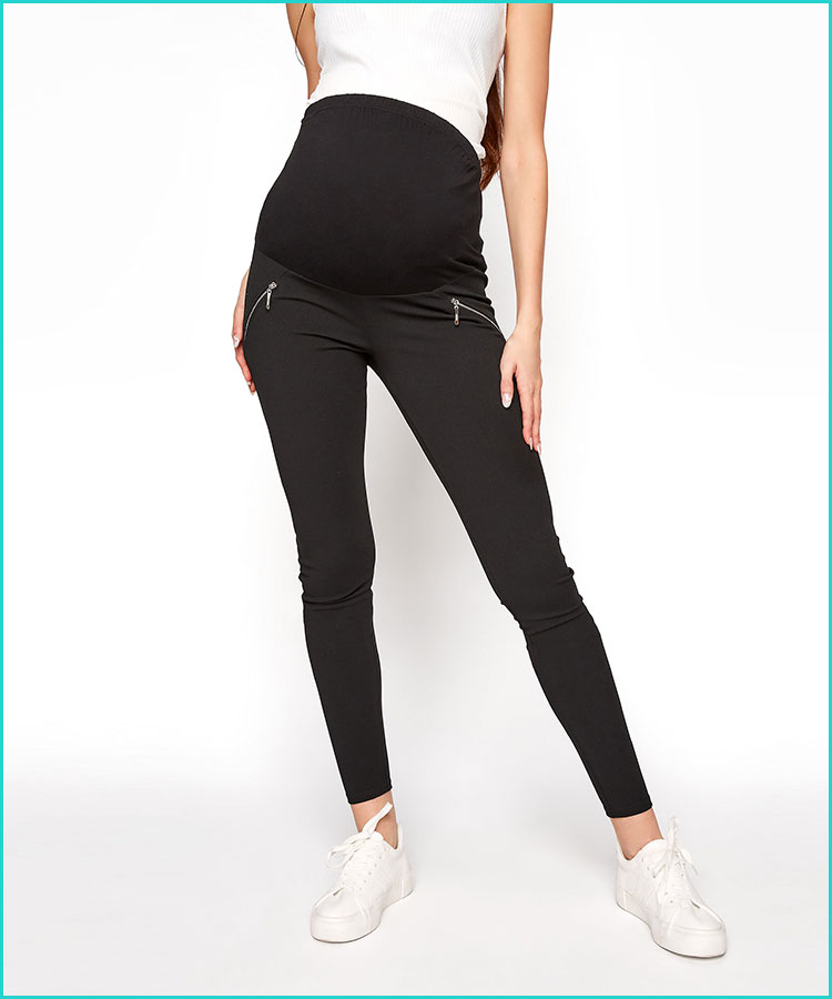 best maternity leggings petite