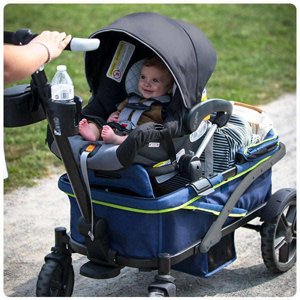 Gladly Family Anthem2 2-Seater All-Terrain Wagon Stroller