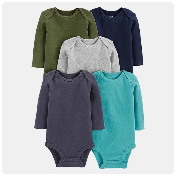 Simple Joys by Carter's Long-Sleeve Bodysuit (5-pack)