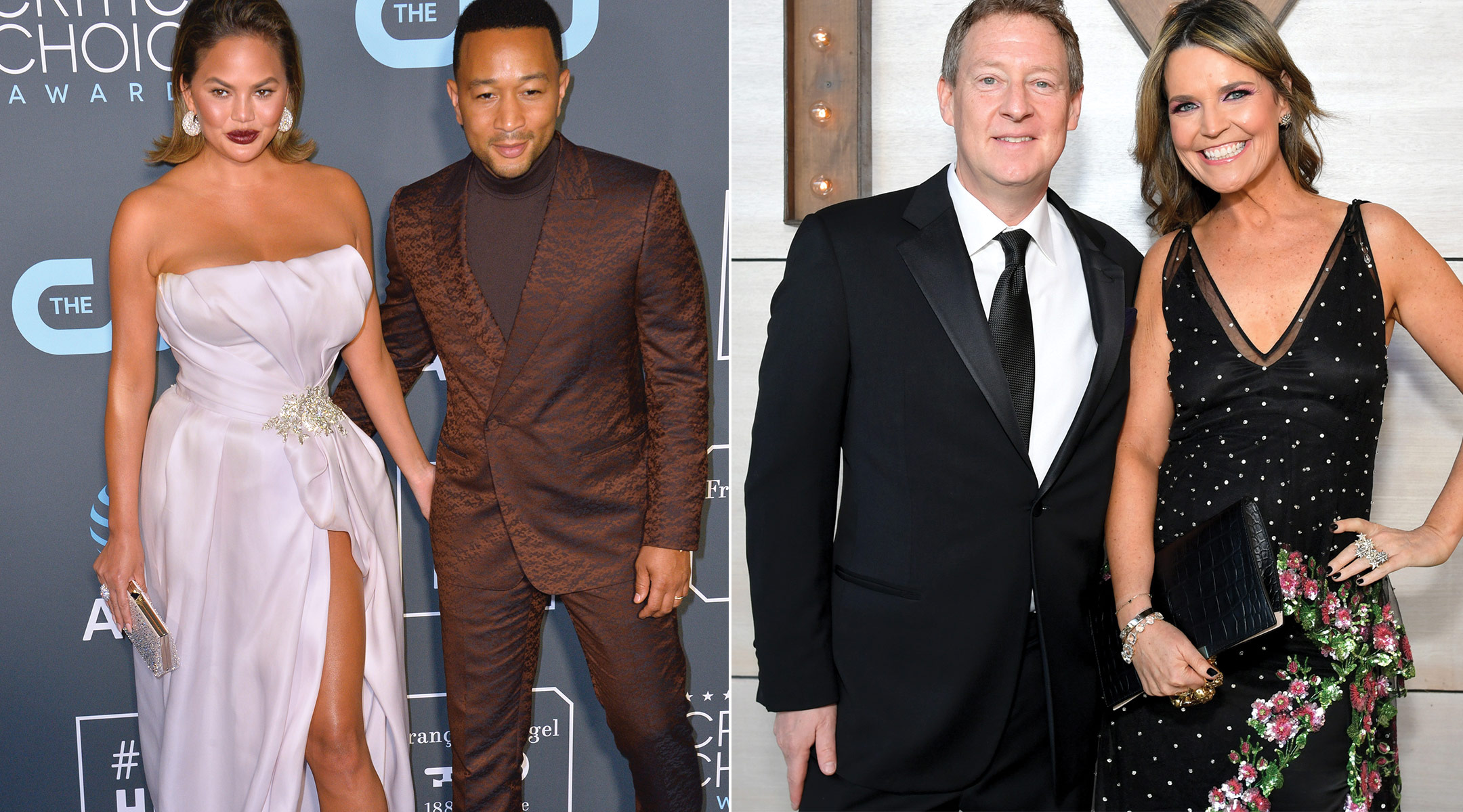 savannah guthrie and chrissy teigen with john legend, struggled with infertility