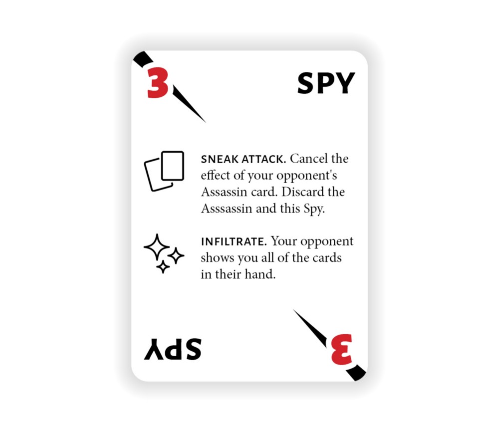 Queens spy card