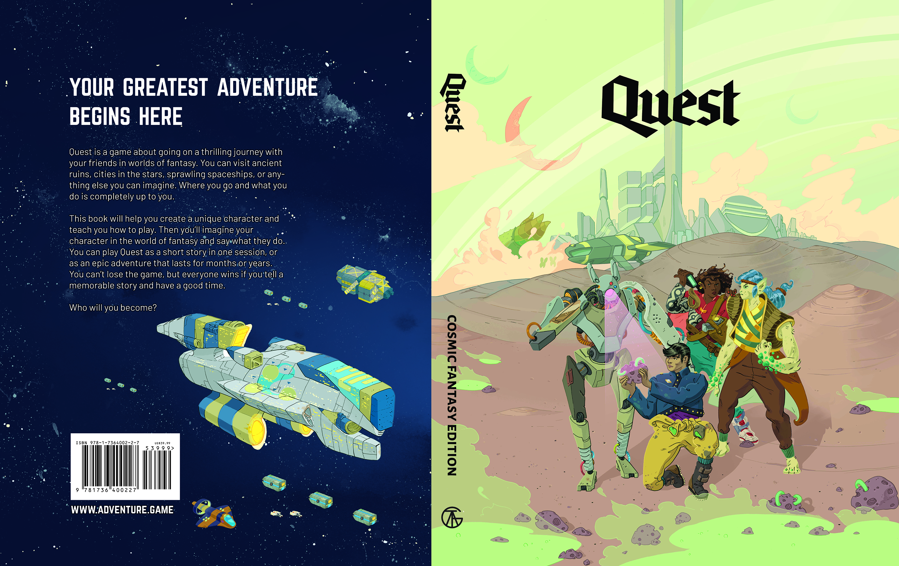 Quest Cosmic Fantasy Edition Cover