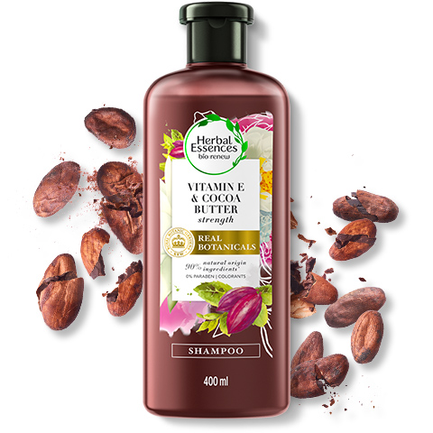 Shampoo Vitamina E e Manteiga de Cacau de Herbal Essences