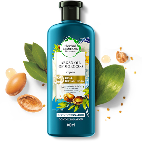 Condicionador para Reparação Capilar com óleo de Argan para o cabelo de Herbal Essences