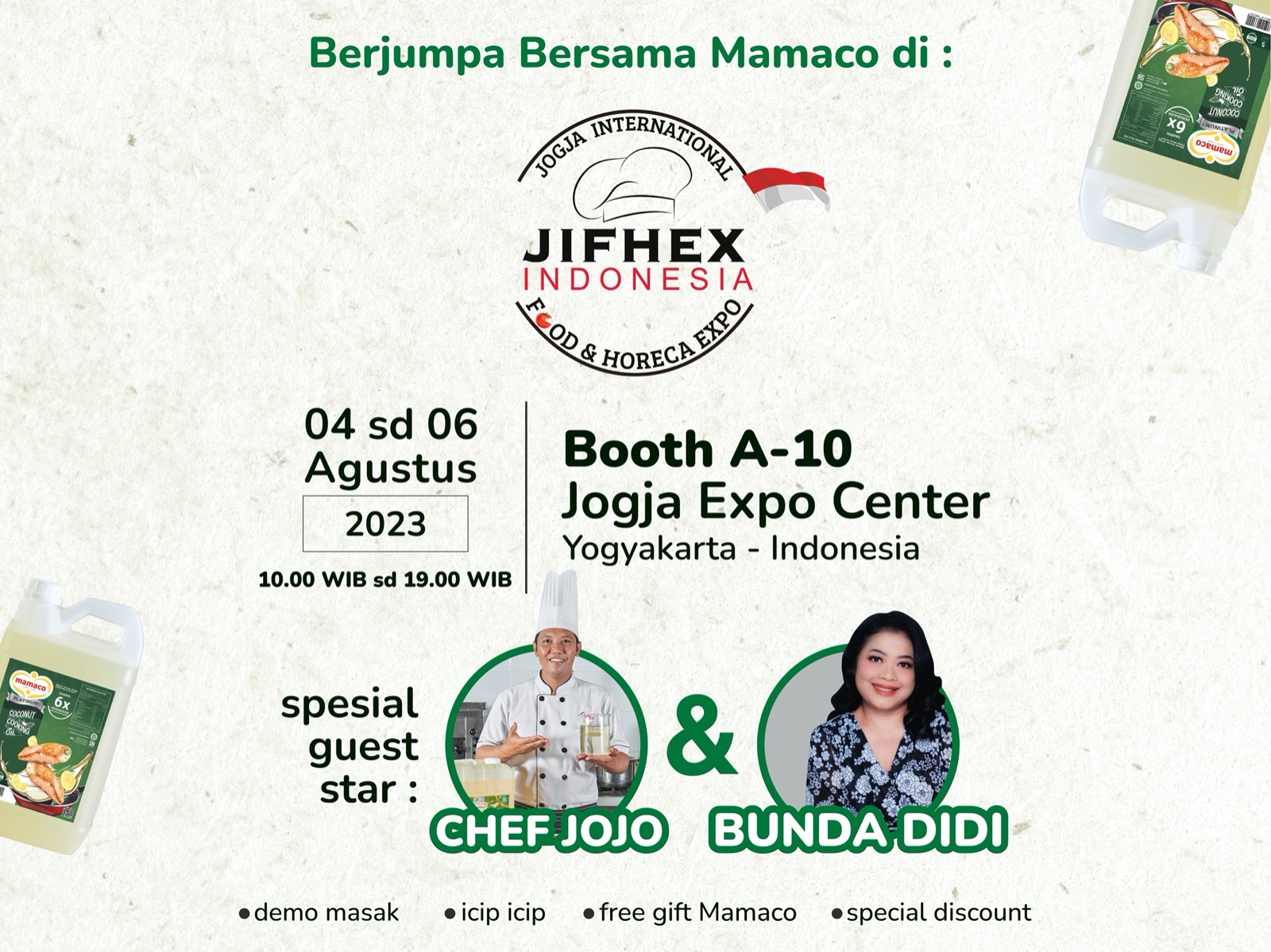 Mamaco Berpartisipasi pada Pameran JIFHEX 2023 Yogyakarta