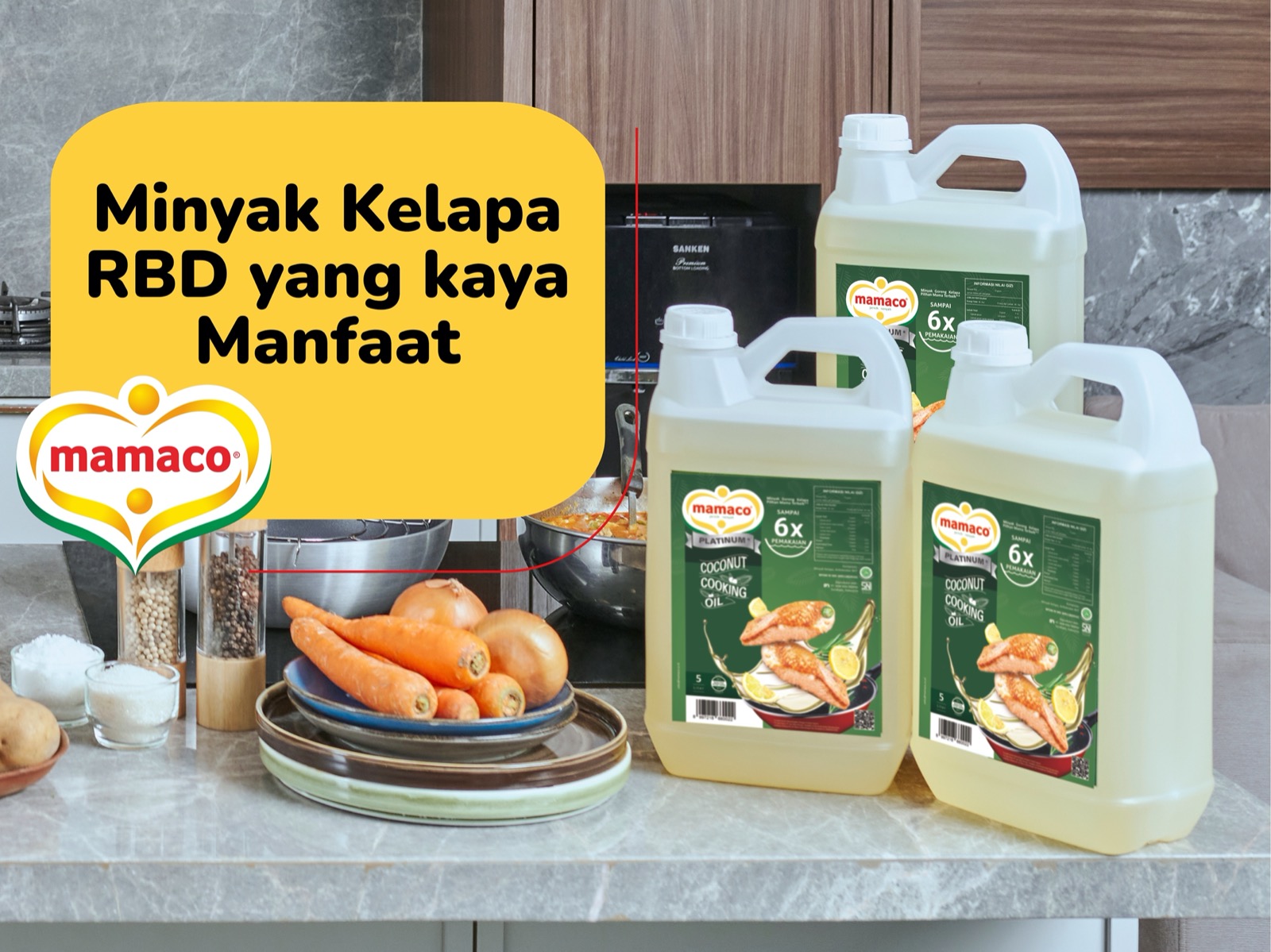 Mamaco Minyak Kelapa RBD yang Kaya Manfaat