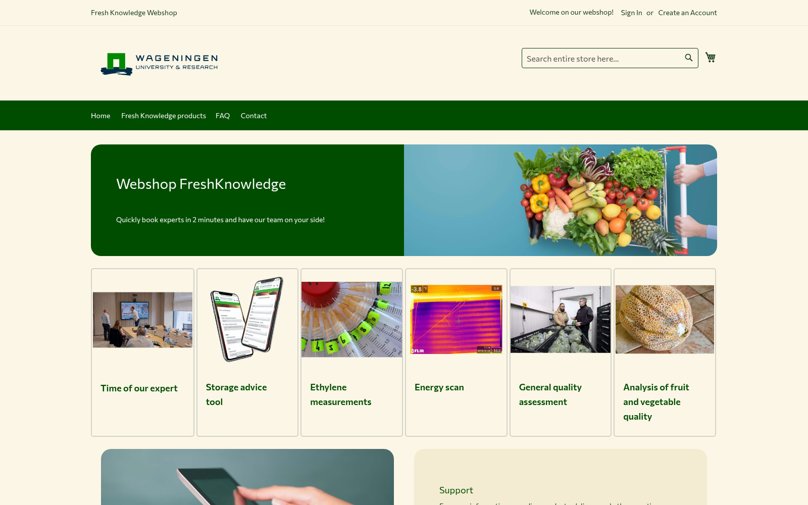 magento-wageningen live site screenshot 2 (https://shop.wur.nl/, 2026-10-16)