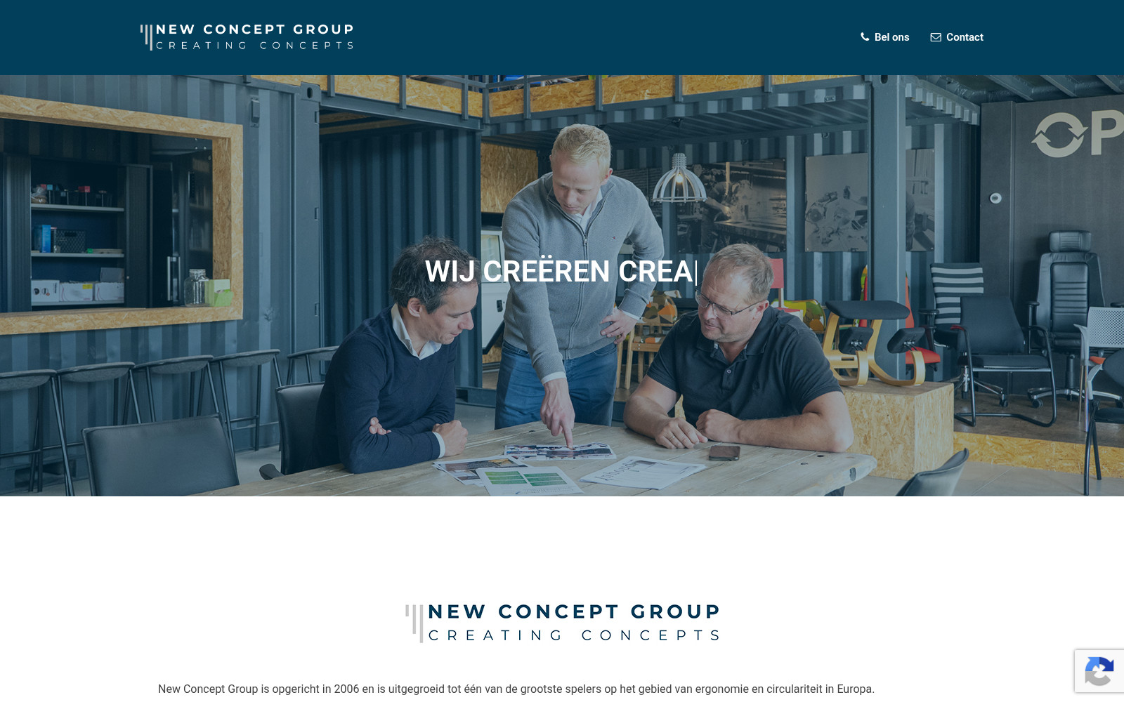 hubspot-new-concept-group live site screenshot 1 (https://www.newconceptgroup.nl/, 2026-10-16)