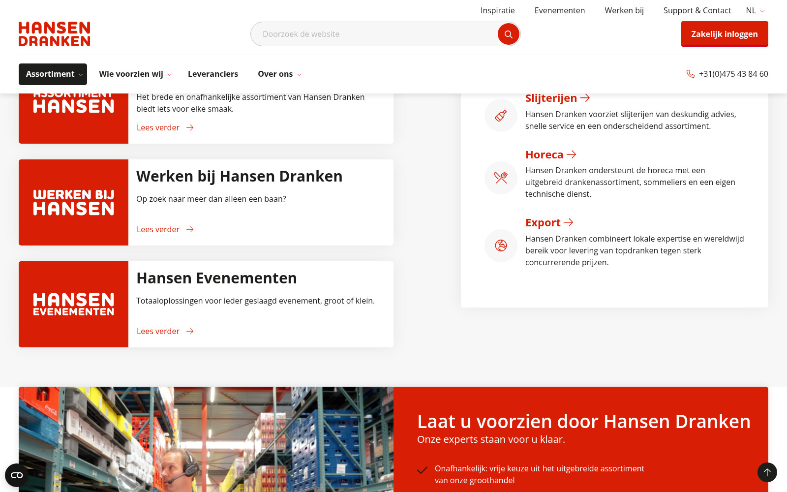 pimcore-hansen-dranken live site screenshot 2 (https://www.hansendranken.nl/, 2026-10-16)