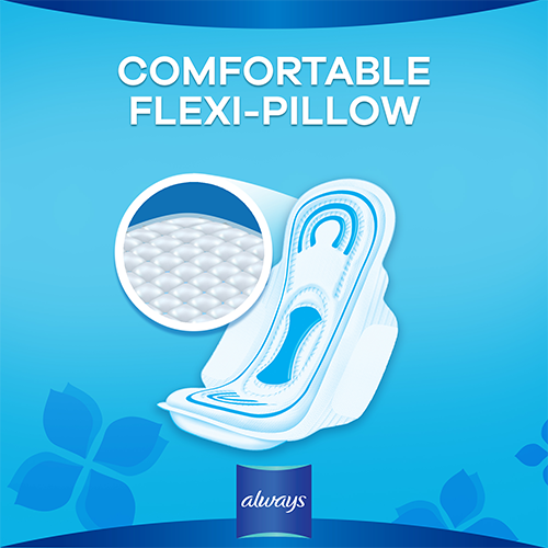 Always Maxi Thick Pads with comfortable flexi pillow