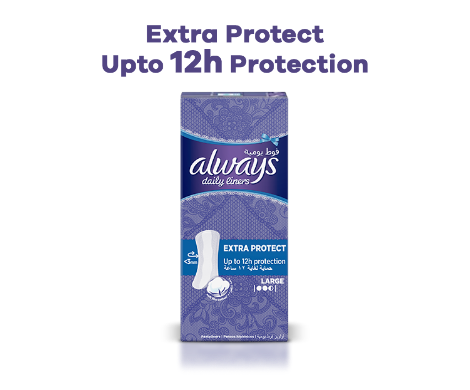 Always Extra Protect Large Panty liners