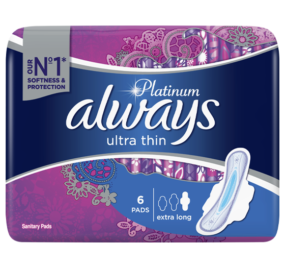 ALWAYS Platinum Ultra Thin Sanitary Pads
