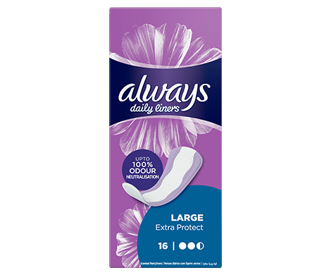 Always Dailies Extra Protect Panty liners