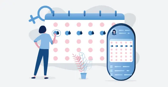 Period Tracking with a Period Calendar