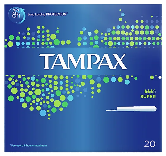 Tampax Cardboard Applicator Tampons
