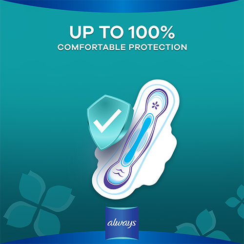 Always Ultra Thin Pads with upto 100% comfortable protection