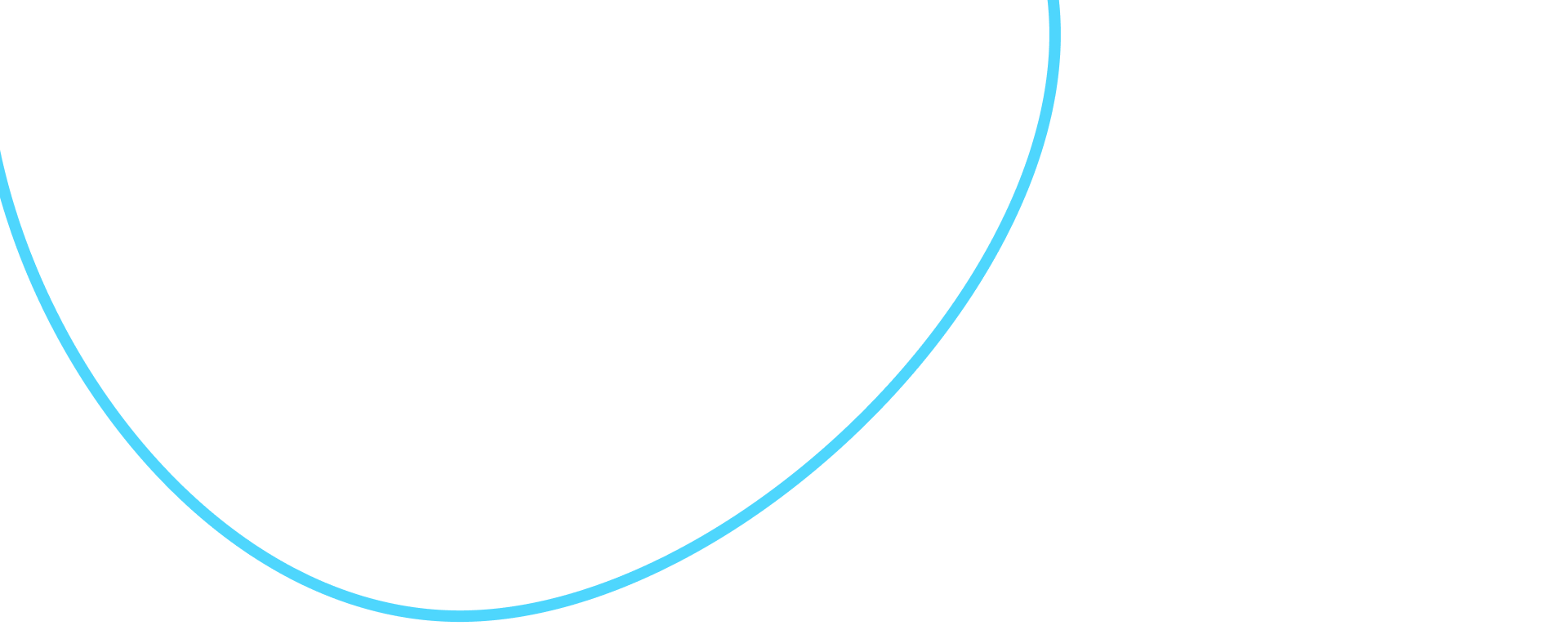 blue-curve banner