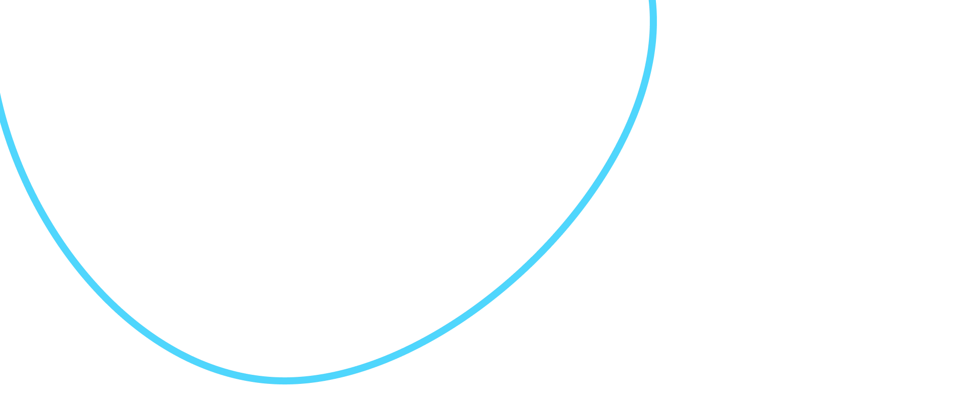 blue-curve banner