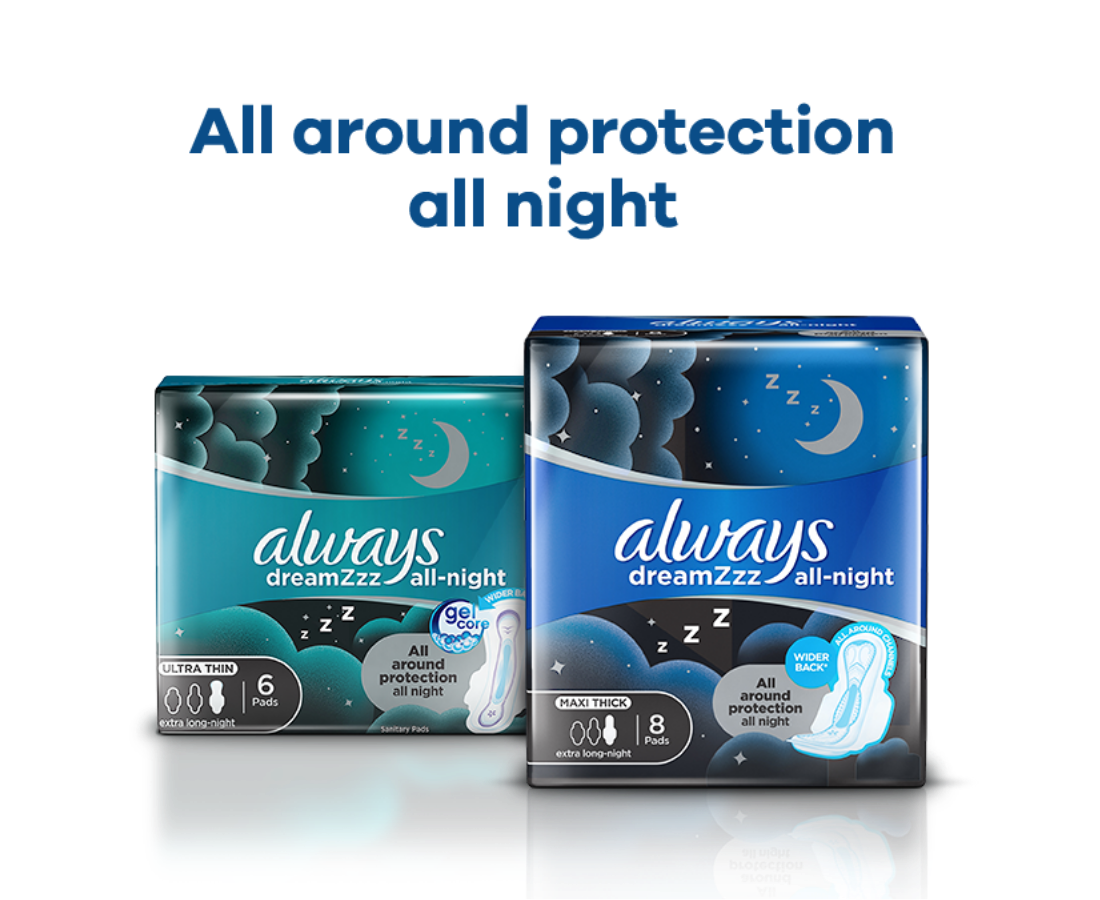 Always Dreamzzz All Night Maxi Thick Pads