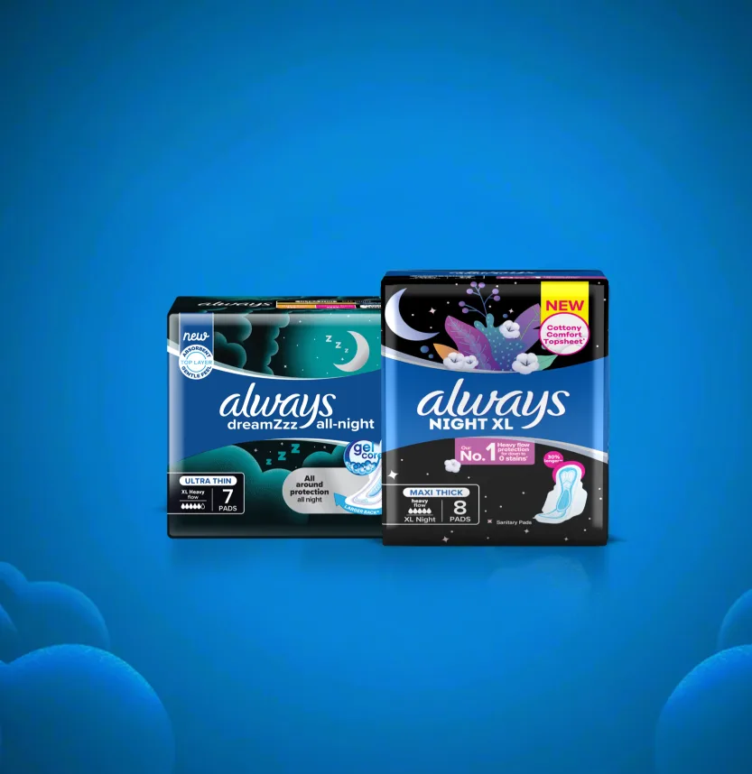 Always Africa Dreamzzz all night sanitary pads