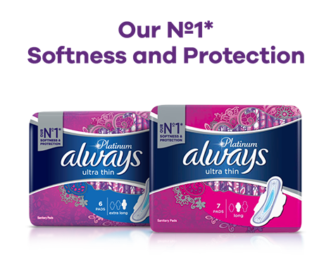 Always Platinum Ultra Thin Pads