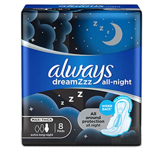Always Dreamzzz All Night Sanitary Pads