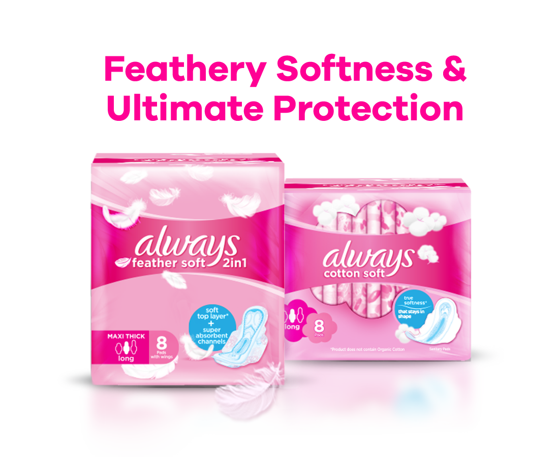 Always 2 in 1 Feather Soft Pads