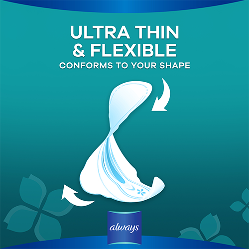 Always Ultra Thin Pads with flexible design