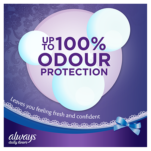 Always Daily Protect Extra Long panty liners with fragrance