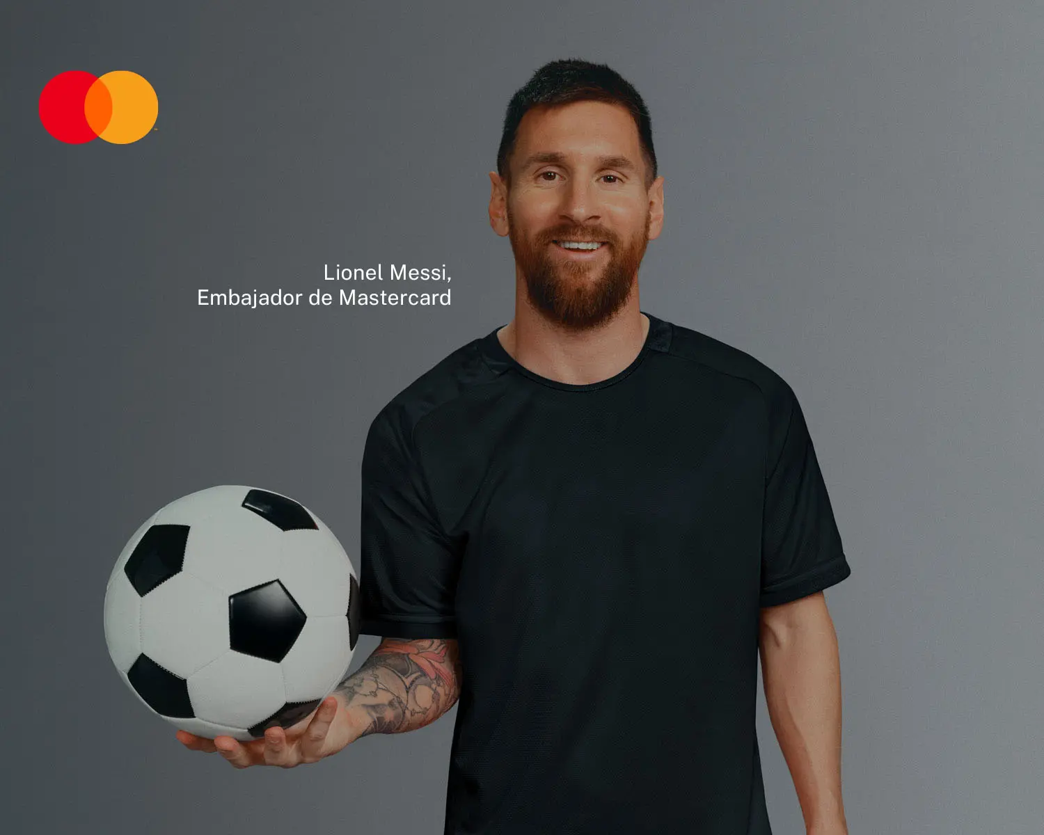 Imagen de Lionel Messi, Embajador de Mastercard