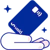 Ilustración de entrega de tarjeta de crédito