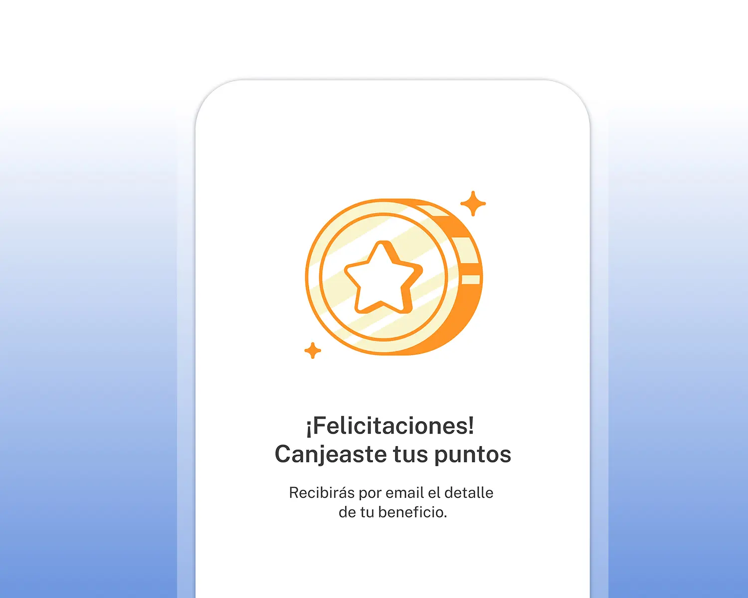 Imagen de la app de Ualá mostrando una confirmación de canje Ualá+.