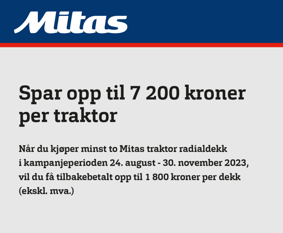 Mitas kampanje høst 2023