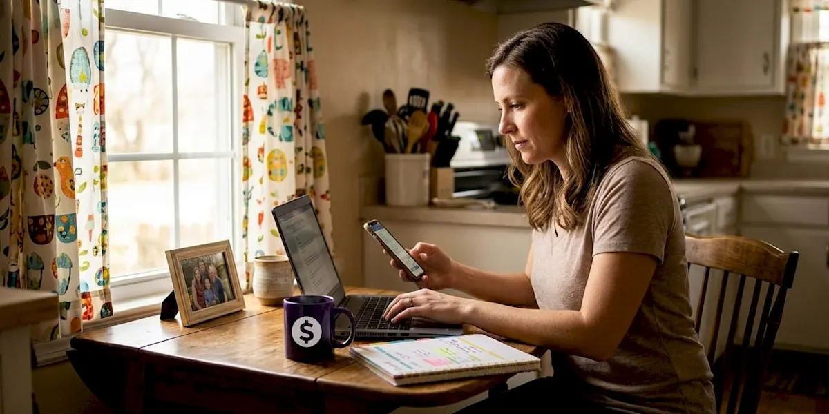 1778601858286 Woman-sending-money-online-from-kitchen-table