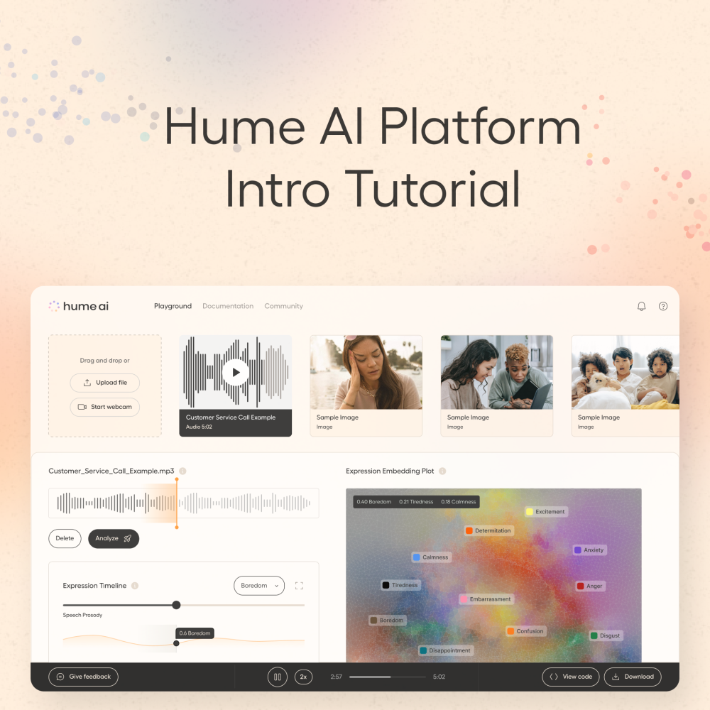Hume AI Platform Intro Tutorial